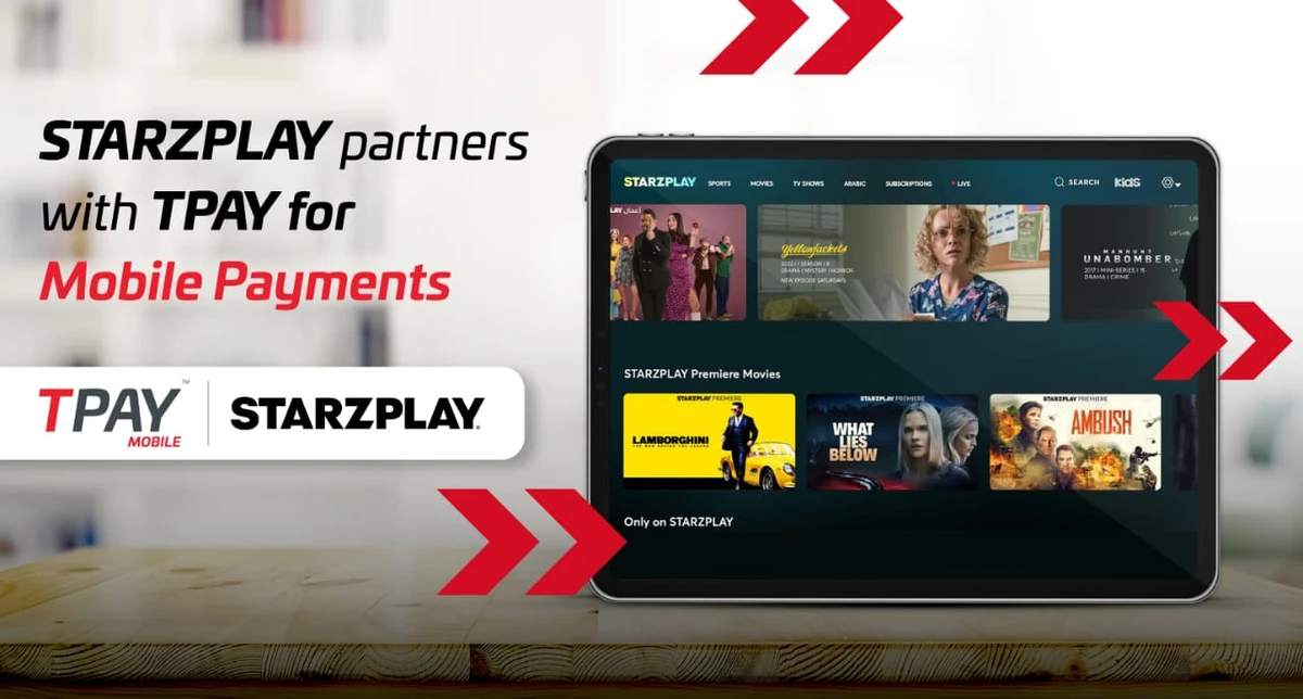 StarzPlay teams up with with Tpay for mobile payment options