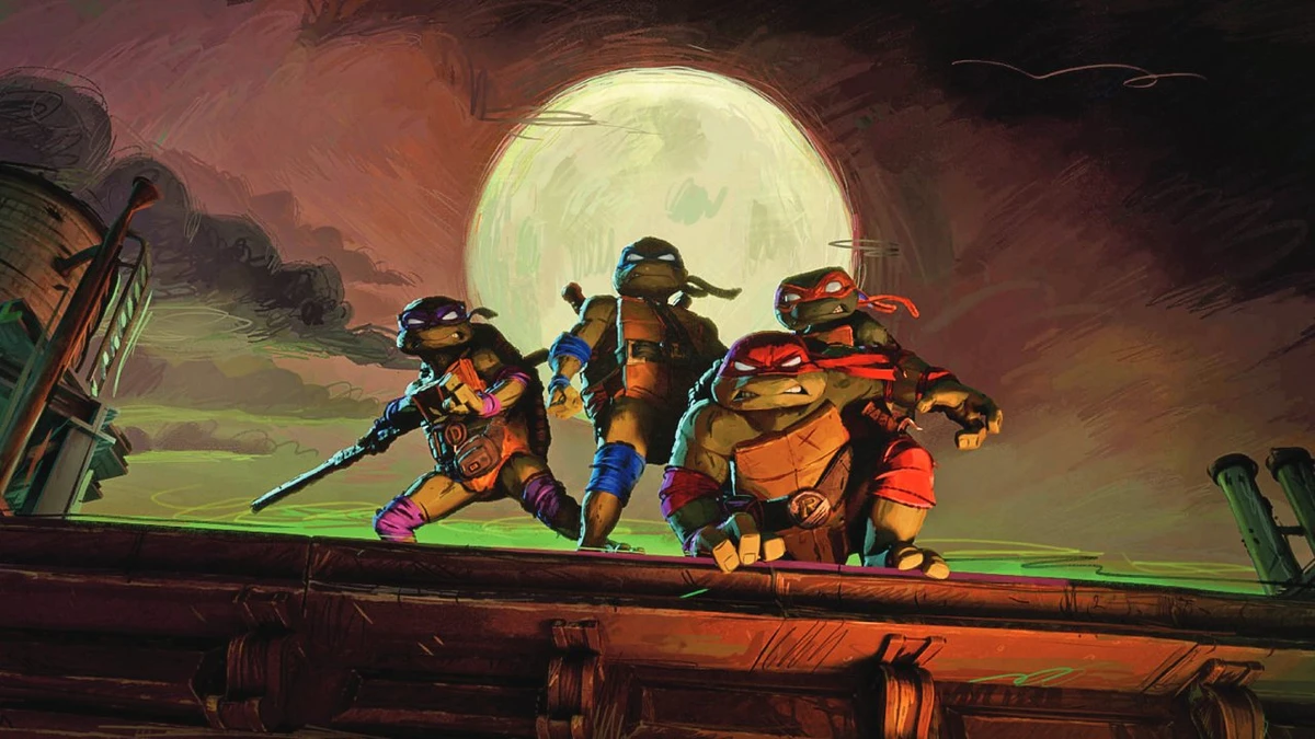 Leonardo, Raphael, Donatello and Michelangelo return in ‘Teenage Mutant Ninja Turtles: Mutant Mayhem.’ (Paramount Pictures)