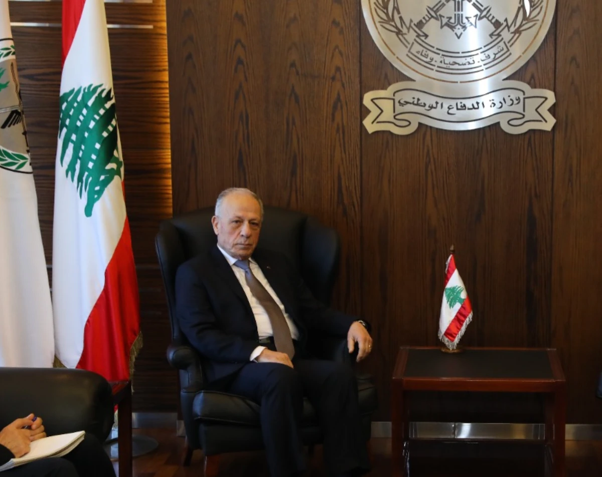 Lebanon’s Minister of Defense Maurice Sleem. (@SleemMaurice)