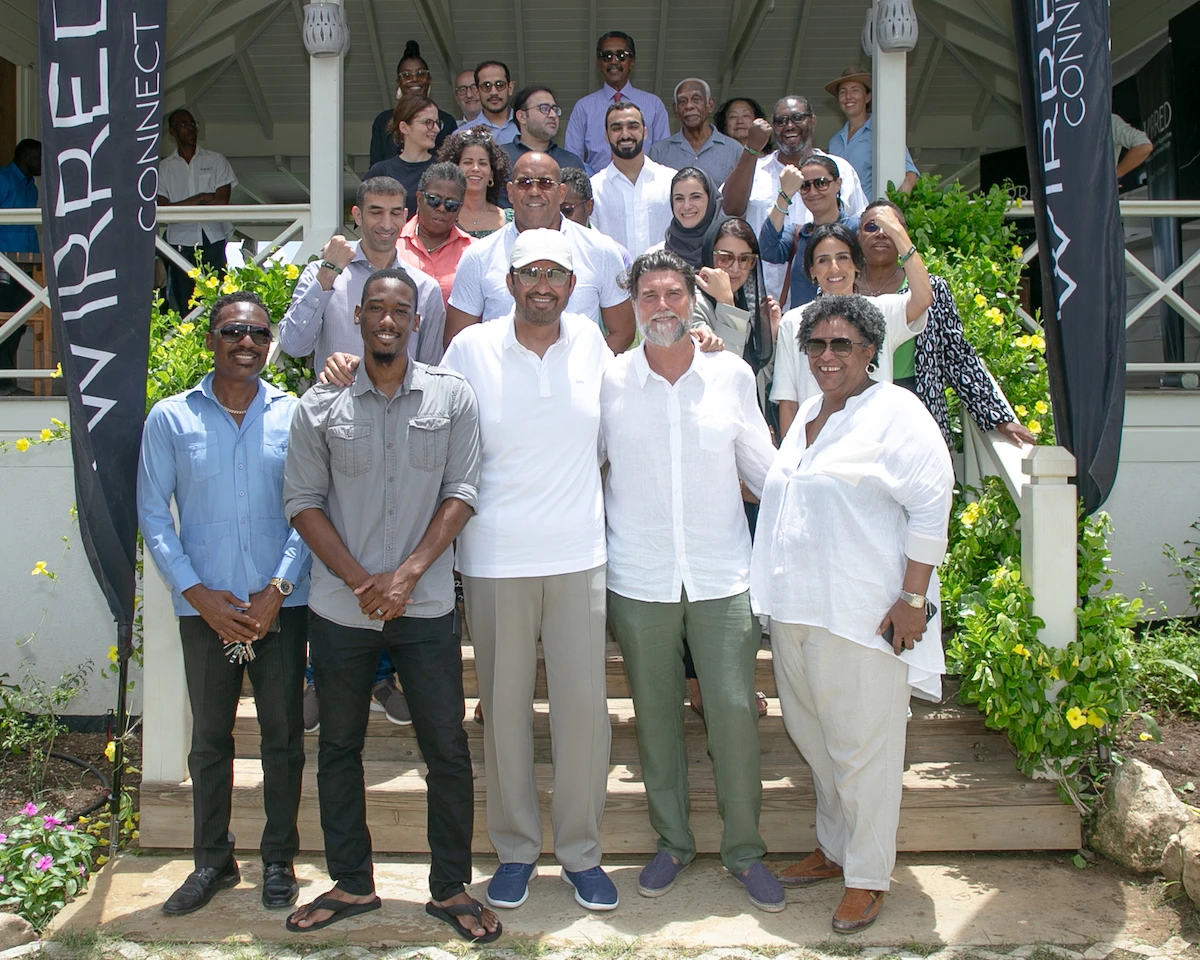 COP28 President-Designate Dr. Sultan bin Ahmed Al-Jaber visiting Barbados. (WAM)