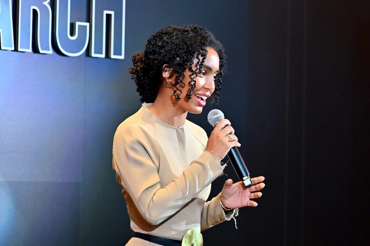 Yara Shahidi gave a speech at the dinner. (Getty Images)