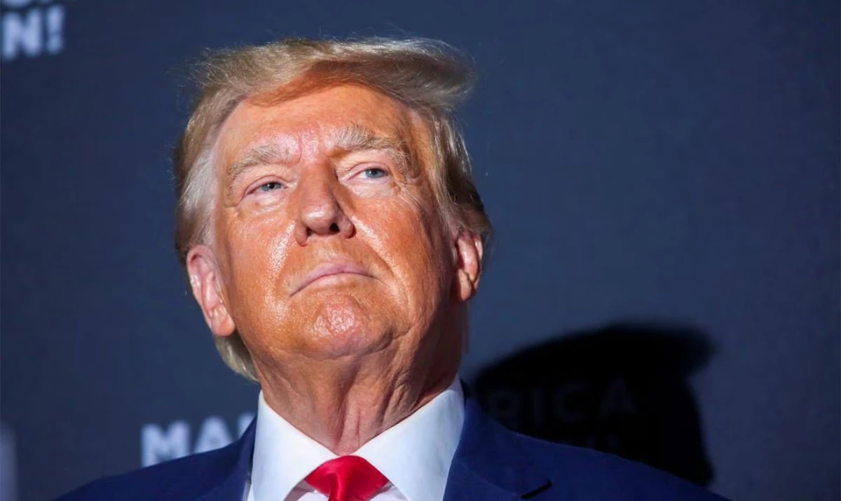Former US President and Republican presidential candidate Donald Trump speaks during a campaign rally in Windham, New Hampshire, US, August 8, 2023. (Reuters/File)