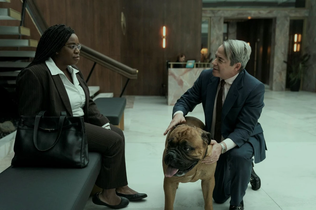 Uzo Aduba and Matthew Broderick in ‘Painkiller.’ (Netflix)