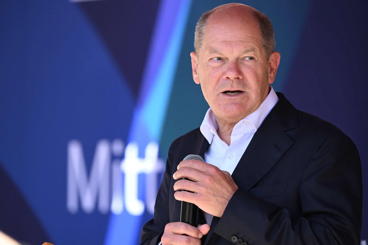 German Chancellor Olaf Scholz on Sunday welcomed a recent Saudi-led summit on a peace settlement to end the fighting in Ukraine. (AFP)