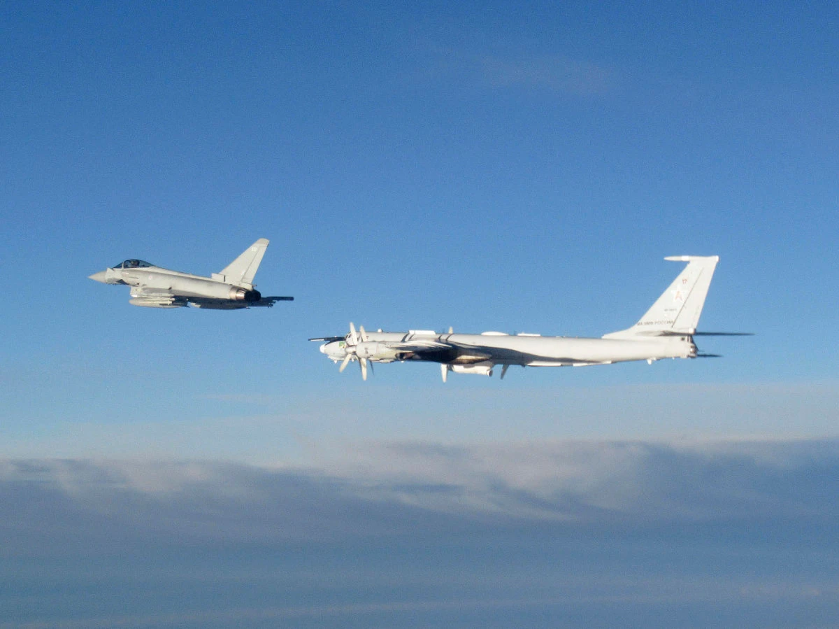 British and Dutch jets go after Russian bombers