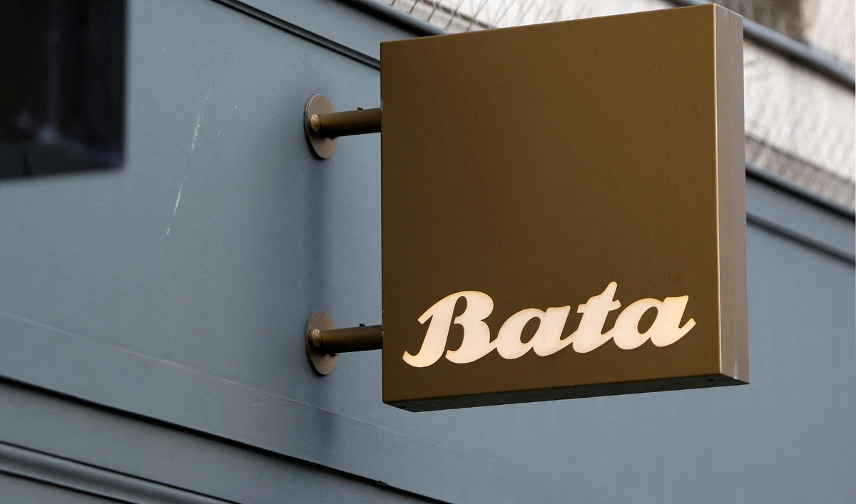 The logo of Bata shoes brand is pictured on a store in Paris, France, on February 15, 2016. (REUTERS/File)
