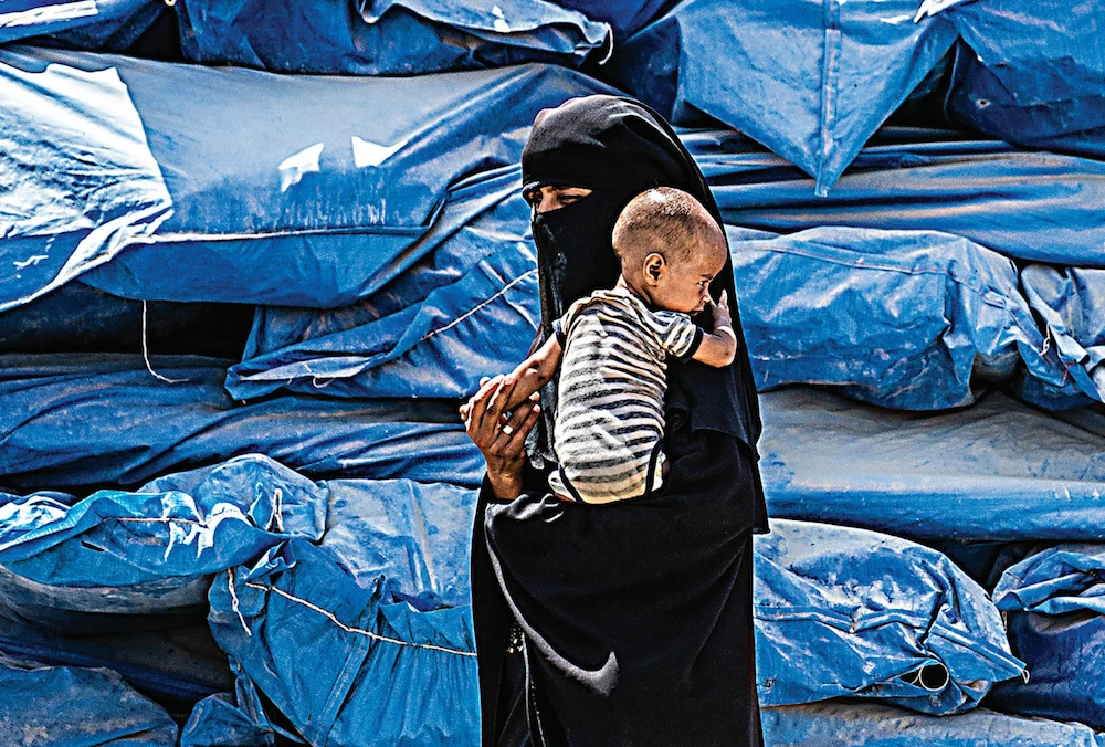 Pregnancy and childbirth services in northwest Syria have been devastated by conflict, isolation and earthquakes, meaning displaced women and girls can access only the most basic health services. (AFP)