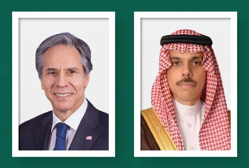 Saudi foreign minister receives phone call from US Secretary of State