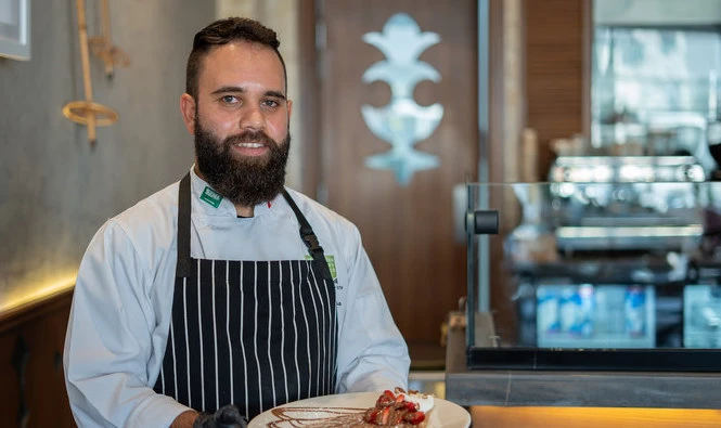 Alrumaihi is the executive head chef at Crêpes des Alpes in Riyadh. (Supplied)