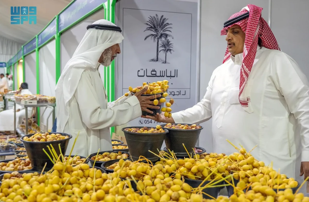 The Riyadh Seasonal Date Fair, which started on Aug. 11, offers a wide range of date products and derivatives from different regions of the Kingdom. (SPA)