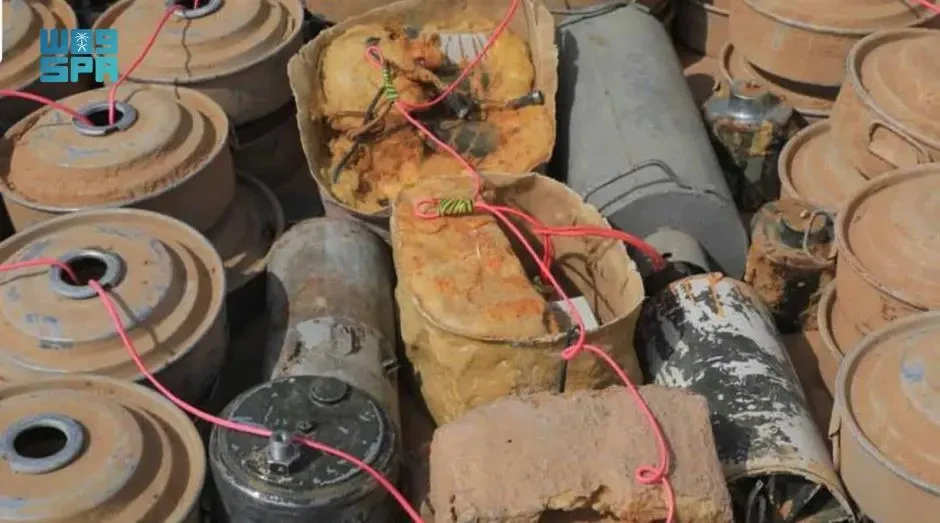 KSrelief has dismantled 411,568 various mines since project Masam’s inception. (SPA)