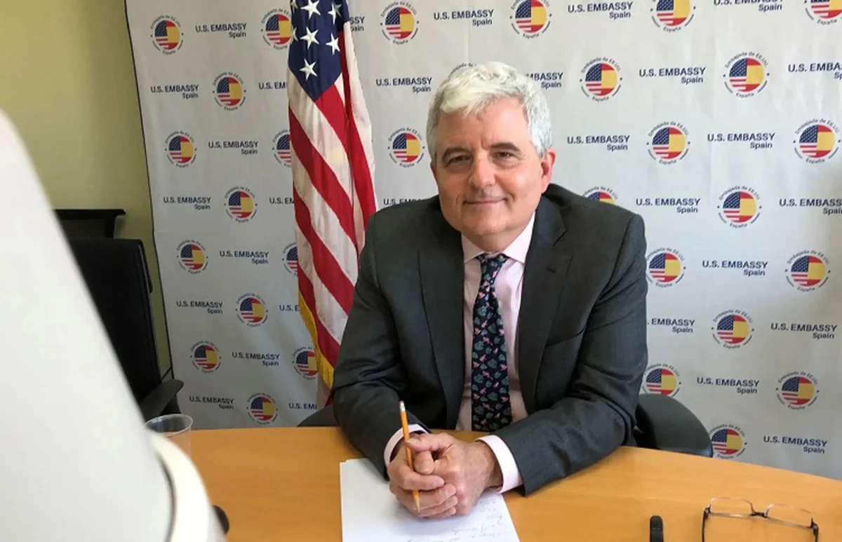 An undated file photo of Conrad Robert, newly appointed Consul General of US Consulate General Karachi. (Photo courtesy: Pak Observer)