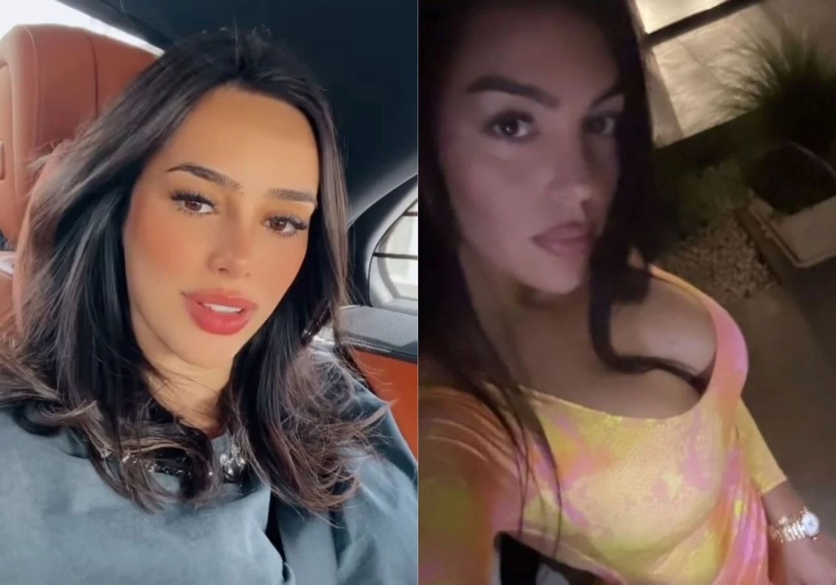 Brazilian football superstar Neymar’s partner Bruna Biancardi is enjoying her time in Riyadh, while Georgina Rodriguez, longtime partner of Al-Nassr star Cristiano Ronaldo, was spotted pitchside at Tuesday’s Al-Nassr vs. Al-Ahli game. (Instagram)
