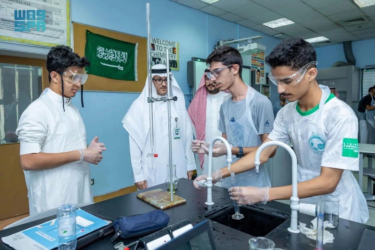 Gifted students in Saudi Arabia Mawhib program participate in a range of international scientific experiences, receive training and tuition, and take part in international and regional competitions. (SPA)