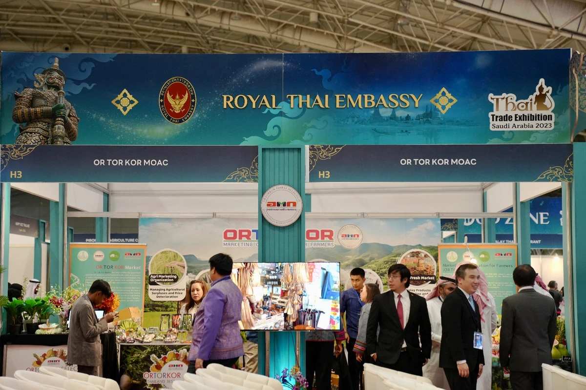 The Thai Trade Exhibition Saudi Arabia 2023 began on Sunday in Riyadh aimed at boosting commercial ties between the two countries and offering a platform for members of their respective business communities to explore opportunities. AN photos by Huda Bashatah