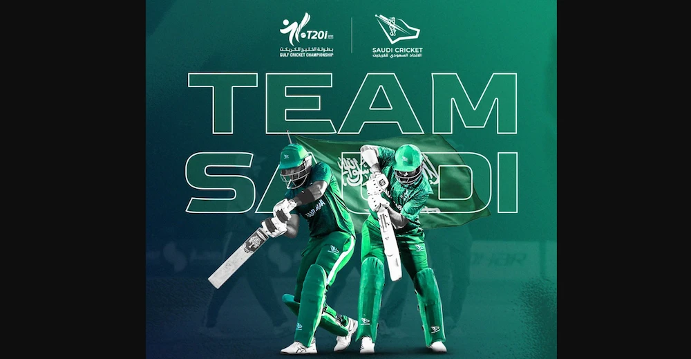 The Gulf Cricket Championship 2023, scheduled to take place from Sept. 14-23, offers an important chance for the Saudi team to establish their presence on the international stage. (Twitter/@cricketsaudi)