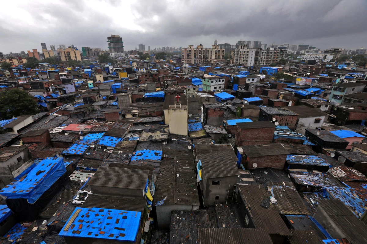 A general view of Dharavi, one of Asia's largest slums, in Mumbai, India. (REUTERS)