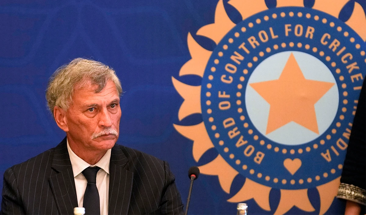 President of the Board of Control for Cricket in India (BCCI) Roger Binny attends the board's Annual General Meeting in Mumbai, India, on October 18, 2022. (AP/File)
