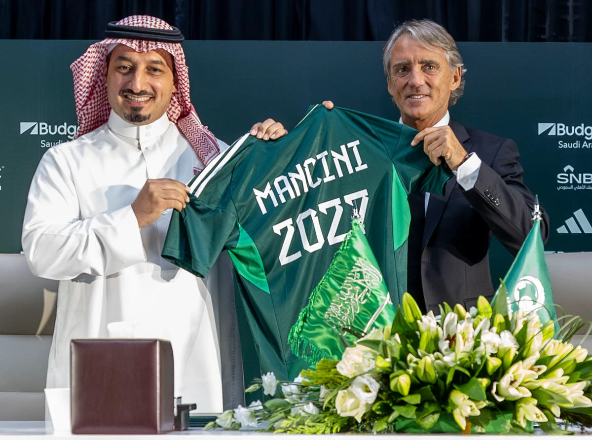 Roberto Mancini’s record speaks for itself, as he moves to Saudi Arabia to coach the Green Falcons. (Supplied/SAFF)