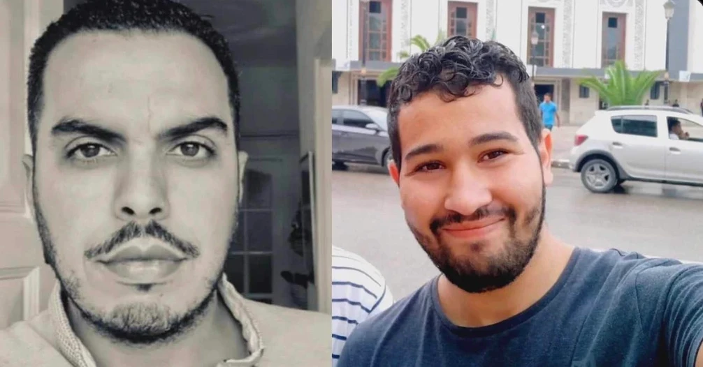 Raouf Farrah (L) and Mustapha Bendjama. (Social media)