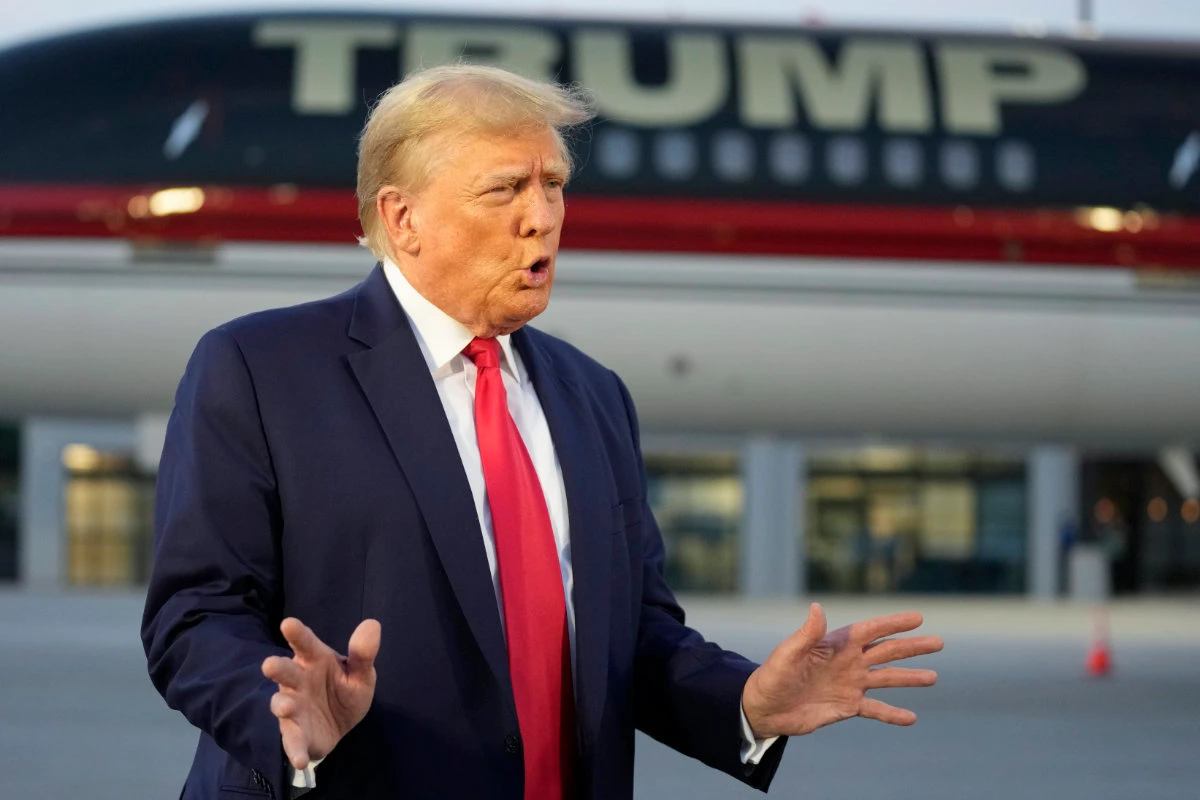 Trump is accused of amassing “hundreds of millions of dollars in ill-gotten savings and profits” by inflating or deflating the value of his assets, depending on the purpose. (AP)