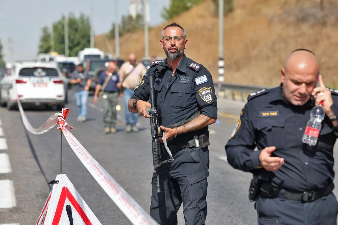 Truck driver rammed his vehicle near a checkpoint in the West Bank, injuring three people before he was "neutralised" in the latest attack to rock the occupied territory. (AFP)