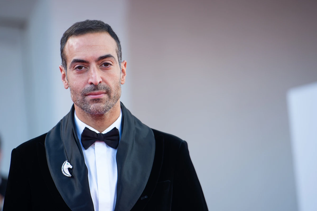 Mohammed Al-Turki posed on the red carpet wearing a black tuxedo by Italian luxury fashion house Giorgio Armani. (Getty Images)