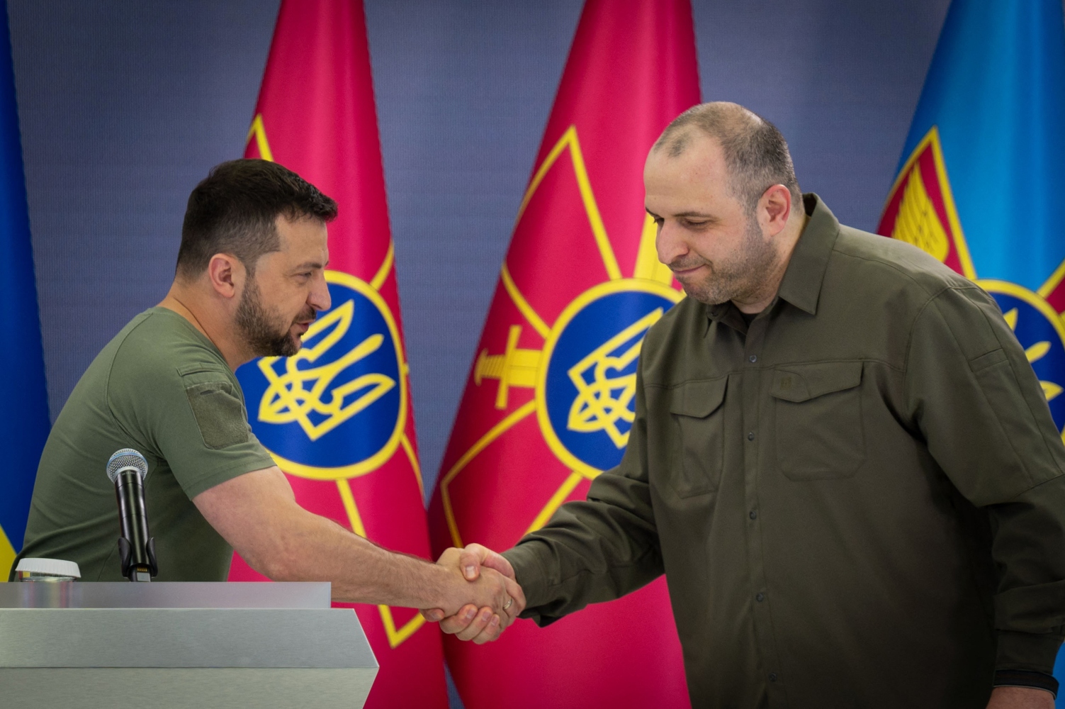 Ukraine’s parliament last week confirmed the appointment of Rustem Umerov as Minister of Defense (File/AFP)