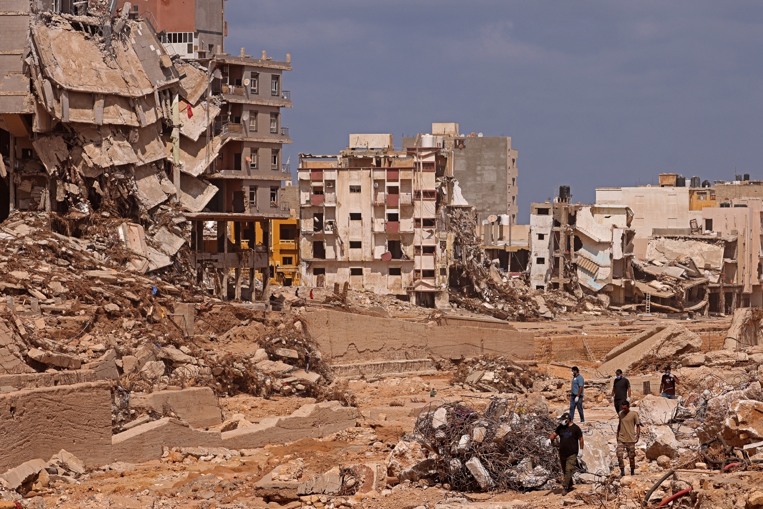 The Derna catastrophe could have been averted if a strong national unity government was in charge (File/AFP)