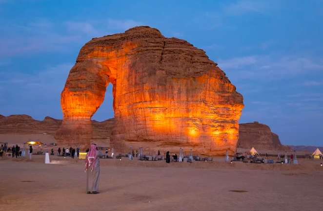 The Saudi Ministry of Tourism recently announced that the Kingdom made a significant profit in the balance of payments on travel in the first quarter of 2023. (File)