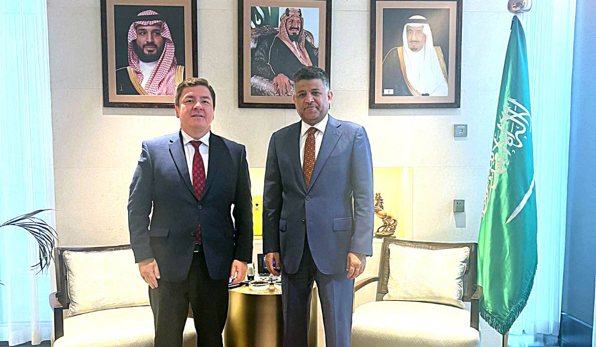 Saudi ambassador receives the grand mufti of Poland