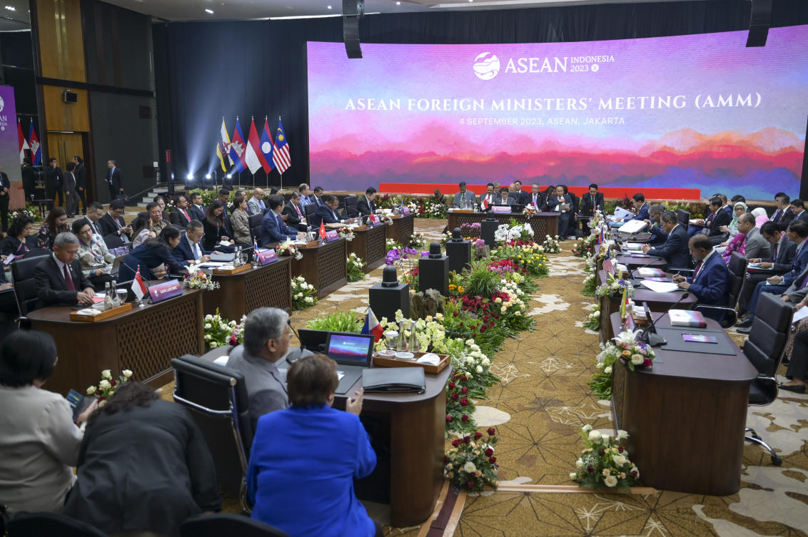 ASEAN has for decades operated under the principle of not interfering in each other’s internal affairs and reaching agreement by consensus, but that has left it struggling to help resolve problems like Myanmar. (AFP)
