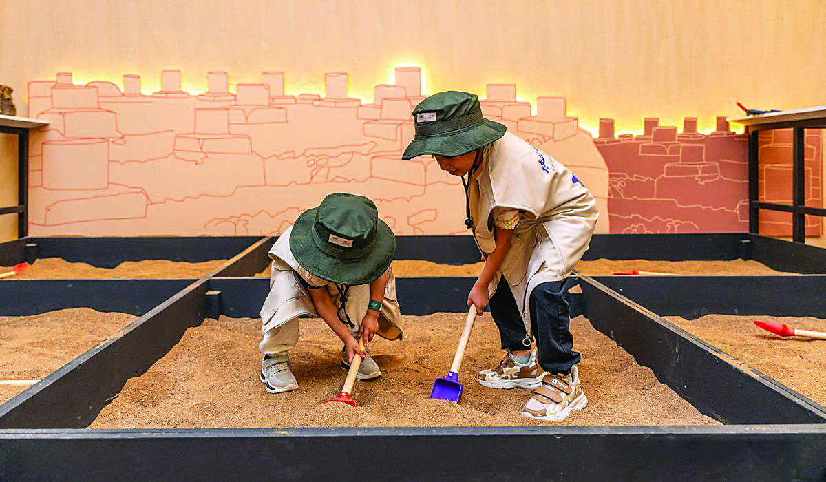 The little explorer initiative aims to prepare a generation that understands the importance of heritage and involve them in archaeological excavations. (Supplied)