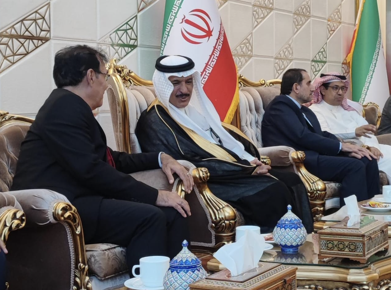 Saudi Arabia’s new ambassador to Iran Abdullah bin Saud Al-Anazi arrived in Tehran on Tuesday. (SPA)