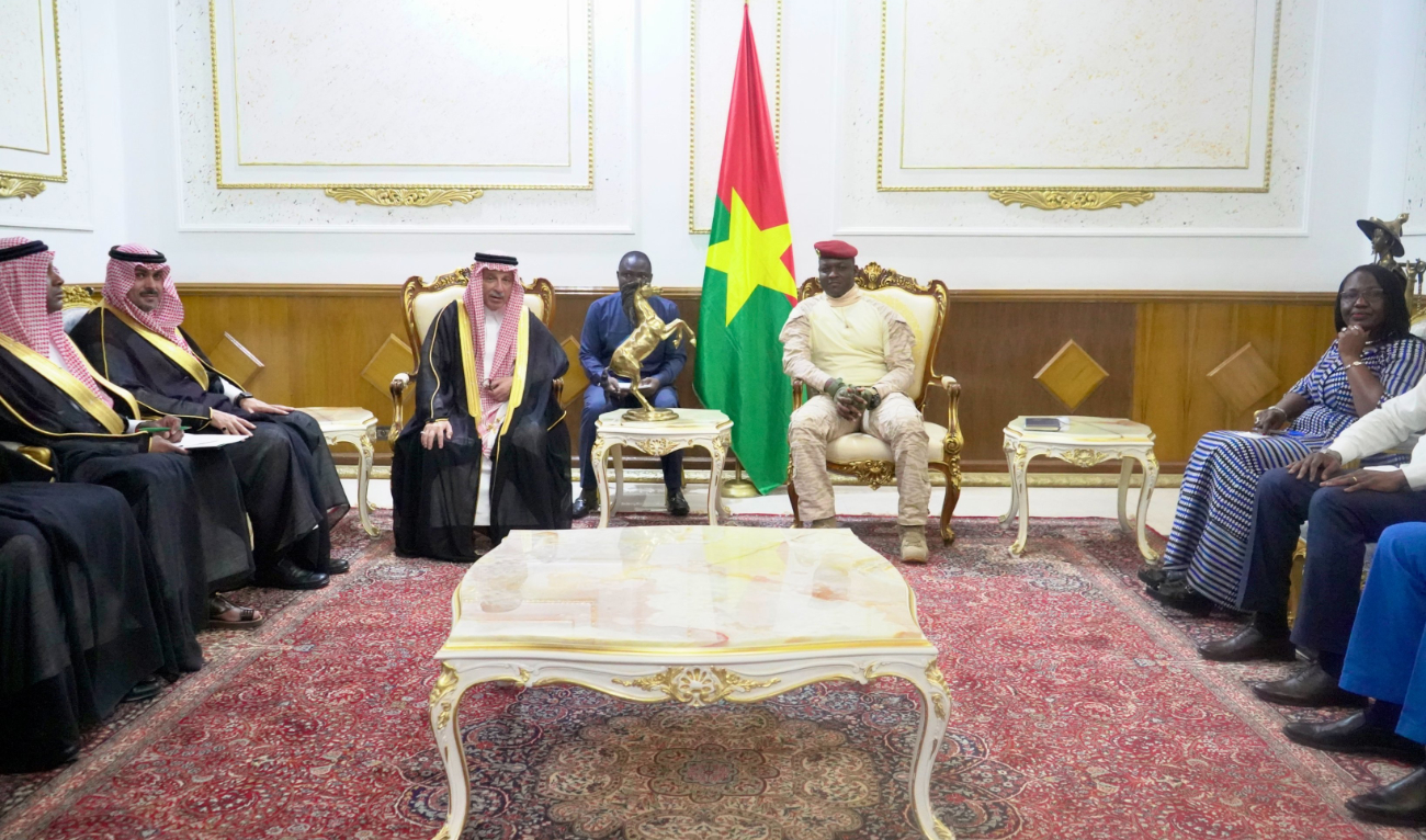 During a meeting with Saudi Royal Court Adviser Ahmed bin Abdulaziz Kattan in Ouagadougou, Traore also welcomed the first Saudi-African and the fifth Arab-African summits to be held in the Kingdom this year. (SPA)