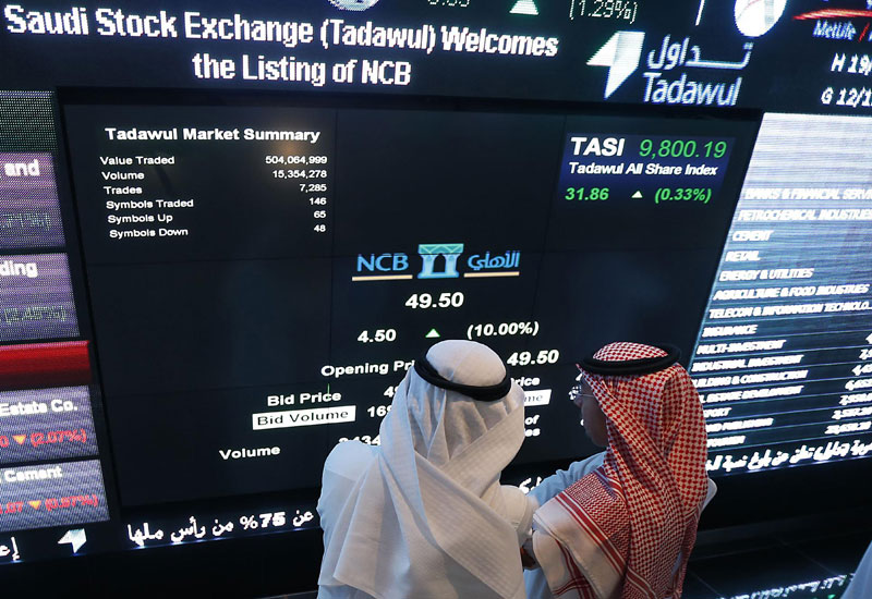 The total trading turnover of the benchmark index was SR6.18 billion ($1.65 billion) as 56 of the stocks advanced, while 163 declined. File