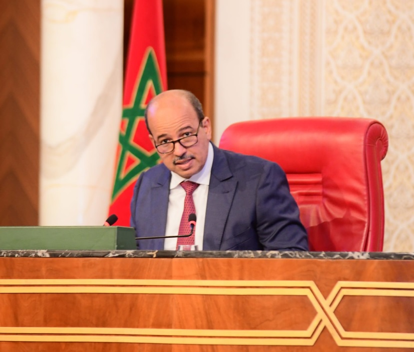 Morocco's senate president Enaam Mayara has postponed a historic visit to Israel due to a medical emergency, the Israeli parliament announced Wednesday. (X/@EnaamMayara)