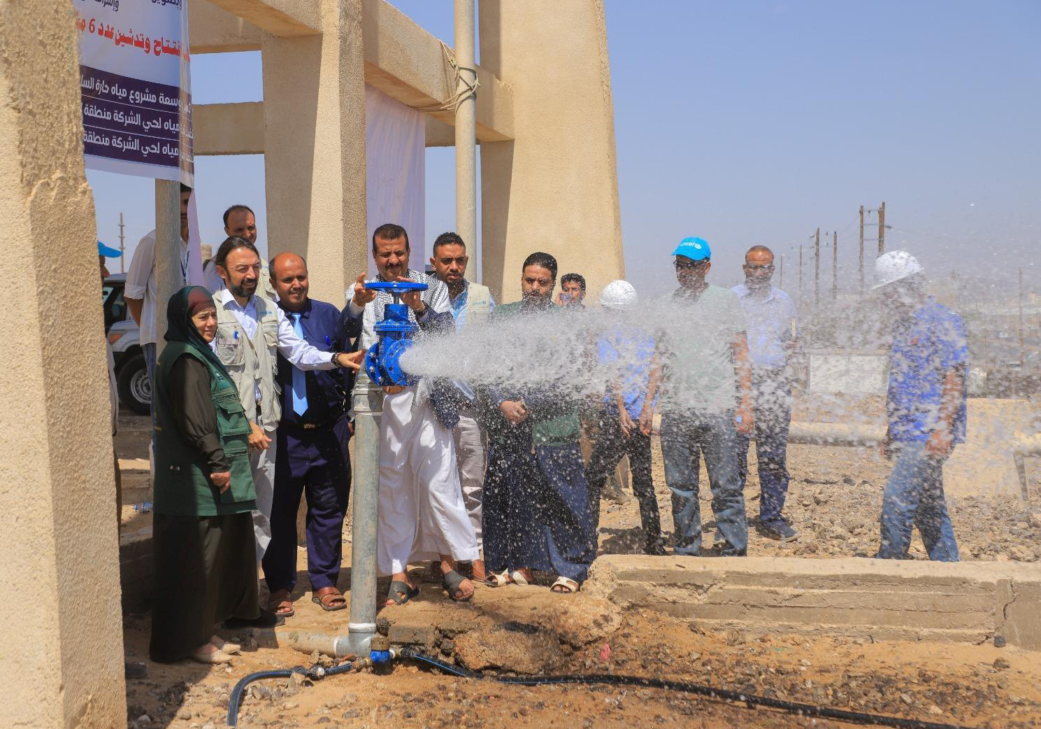 In Harib, projects include renovating the water system, main water tank and line pump. (SPA)