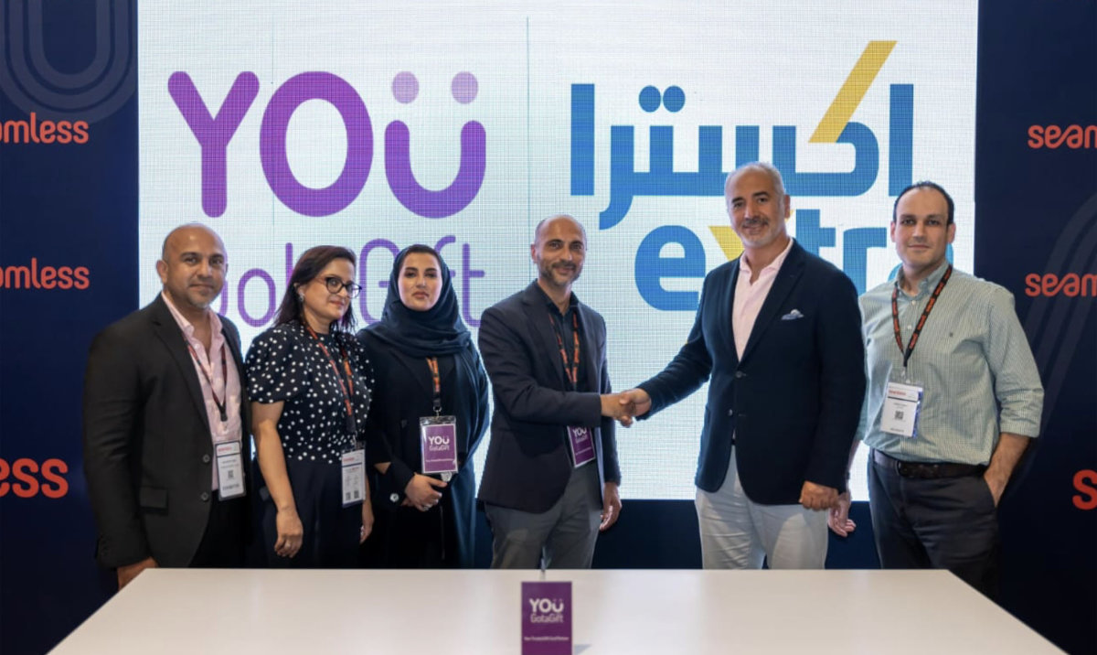 The partnership was officially announced at Seamless Saudi 2023, in the presence of Husain Makiya, CEO of YOUGotaGift, and Ahmed Mostafa Kamal of eXtra.