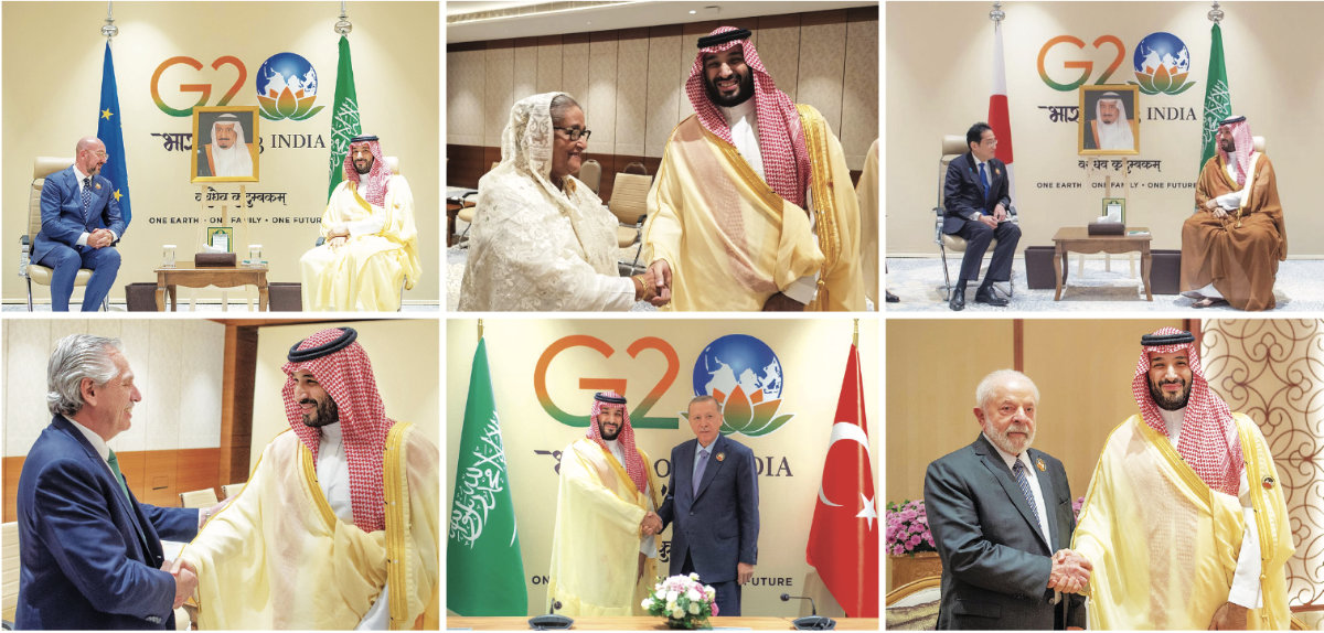 Crown Prince Mohammed bin Salman holds bilateral talks with world leaders on the sidelines of G20 summit in New Delhi