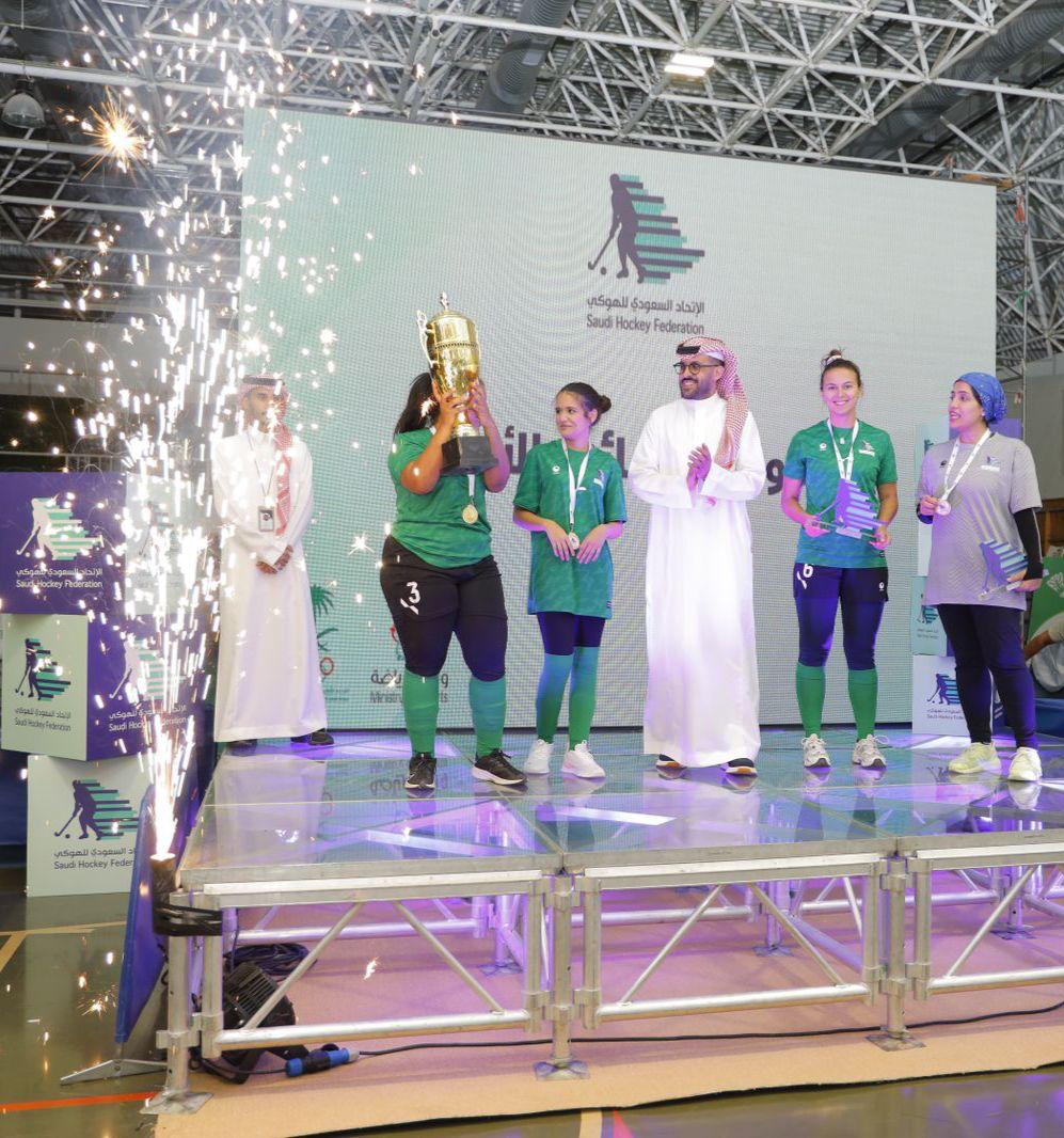 Riyadh Stars team win Saudi Arabia’s 1st Women’s Hockey Championship