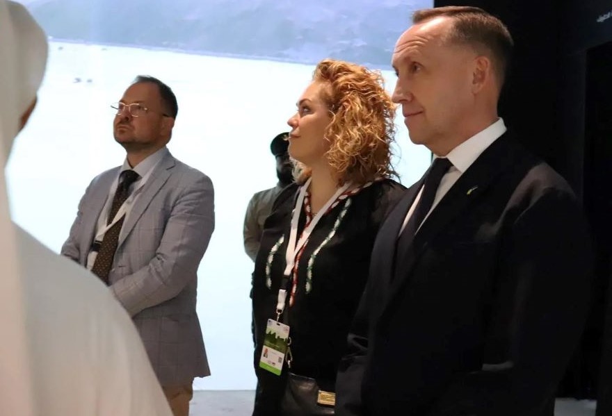 The Saudi National Museum in Riyadh received the Ukrainian Deputy Minister of Culture and Media Policy Anastasia Bondar. (SPA)