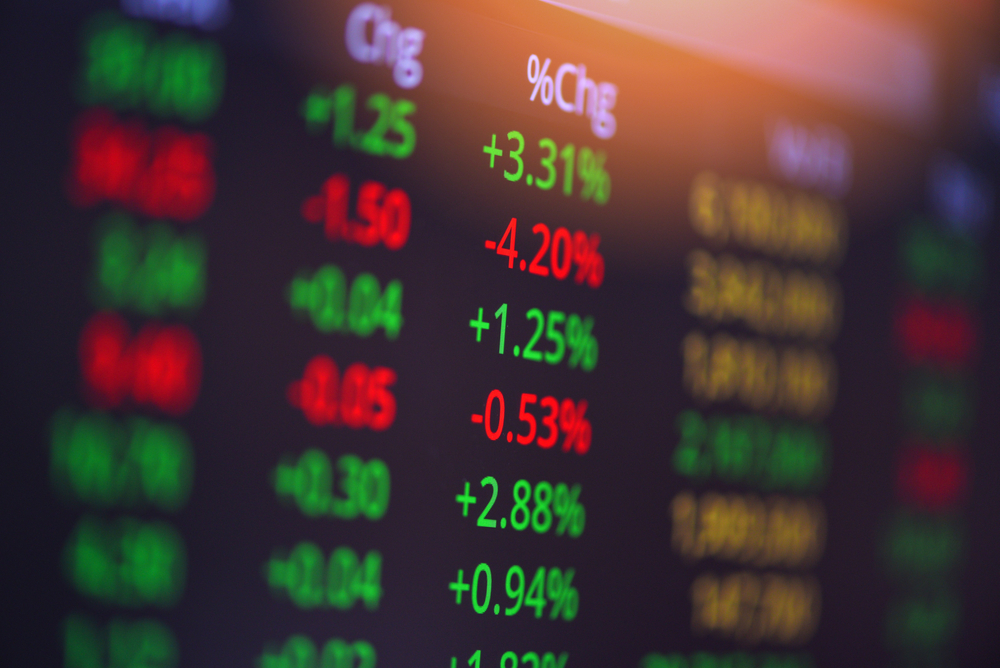 Some 91 of the listed stocks advanced, while 131 retreated. (Shutterstock)