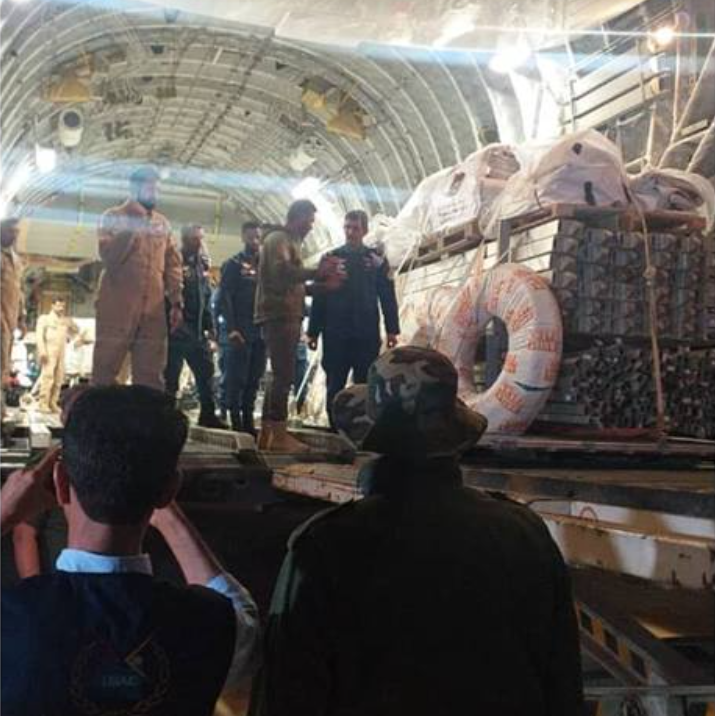 Two more aircraft of the Qatari Air Bridge for flood victims in east Libya arrived on Thursday at Benina International Airport in Benghazi. (QNA)