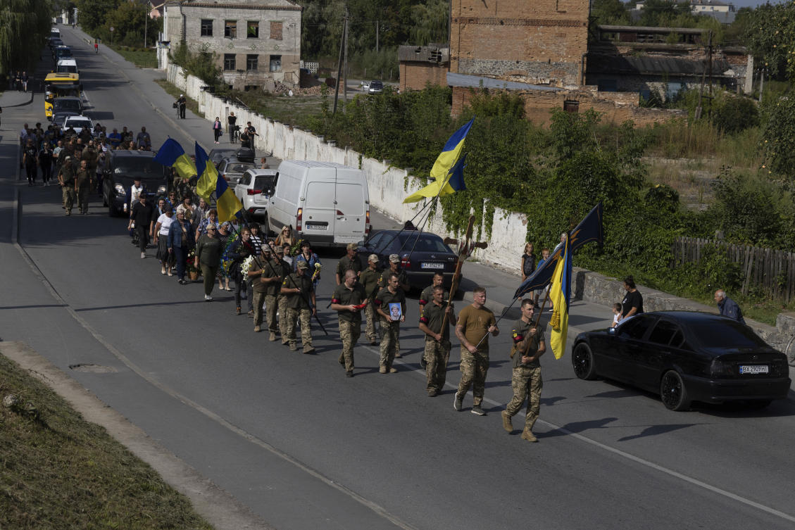 Village of Andriivka lies south of Bakhmut, the site of the fiercest and longest battle since the invasion by Russia in February last year. (File/AP)