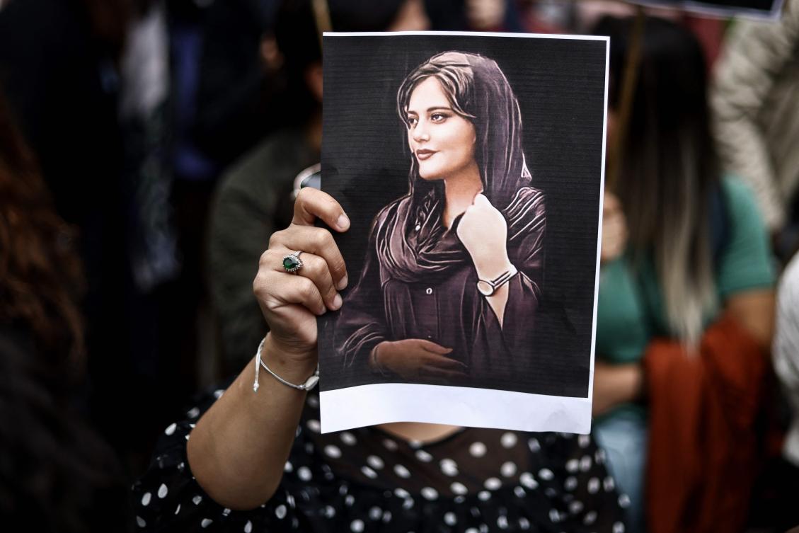 Last year’s Mahsa Amini protests saw hundreds of people killed, including dozens of security forces, and thousands arrested in what Tehran labelled as ‘riots’ fomented by foreign governments. (AFP)