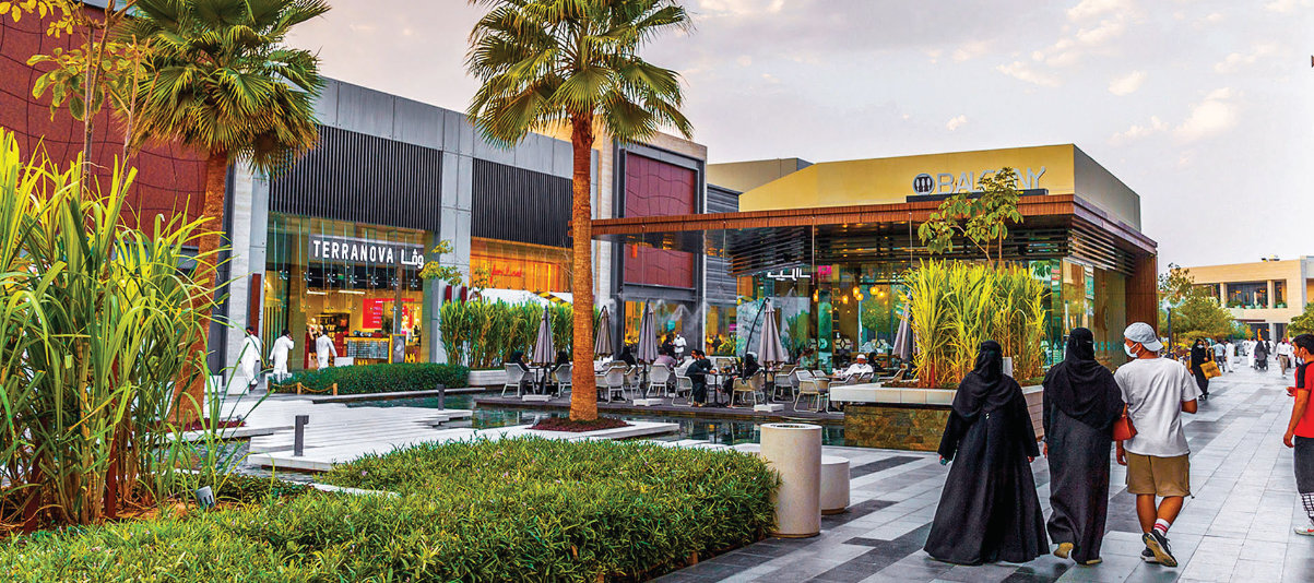 ROSHN Front comprises a mixed-use lifestyle retail and F&B destination, which welcomes more than 10 million visitors annually, and a commercial district.