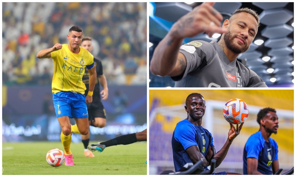 Crown Prince Mohammed bin Salman’s announcement that Saudi Arabia’s top clubs would be privatized has ushered in a new, golden era for football in the Kingdom, with Riyadh’s clubs leading the way. (AlNassrFC/AlHilalFC)
