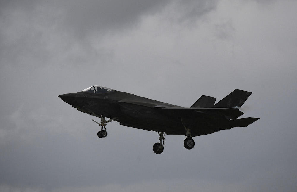 The F-35 aircraft, manufactured by Lockheed Martin, cost around $80 million each. (AFP)