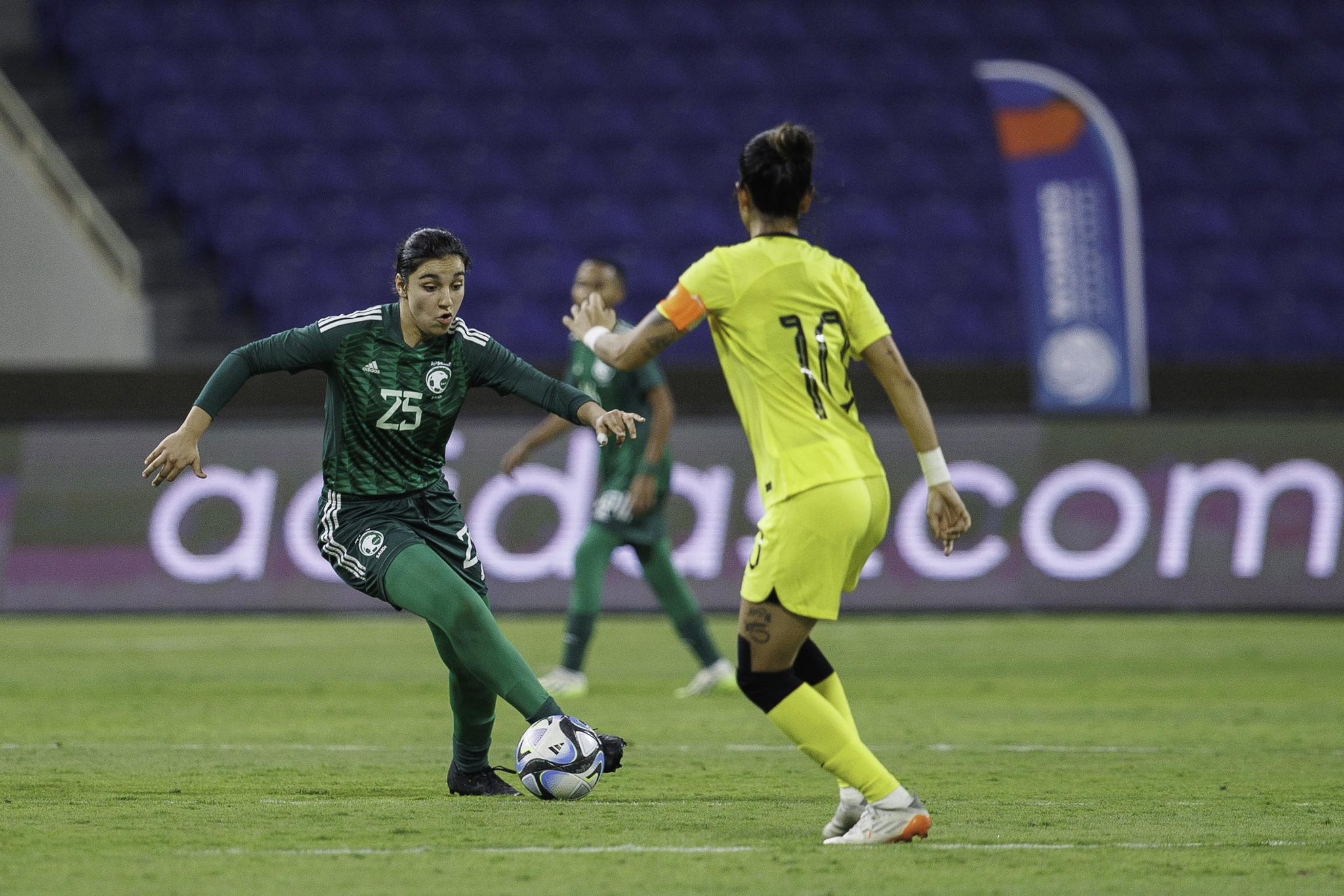 Saudi Arabia played out a 0-0 draw with Malaysia in the opening match of the Women’s International Friendly Tournament (Twitter/@saff_wfd)